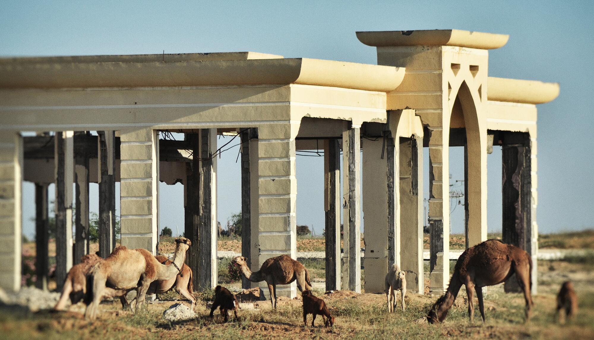 Aeropuerto bombardeado Rafah